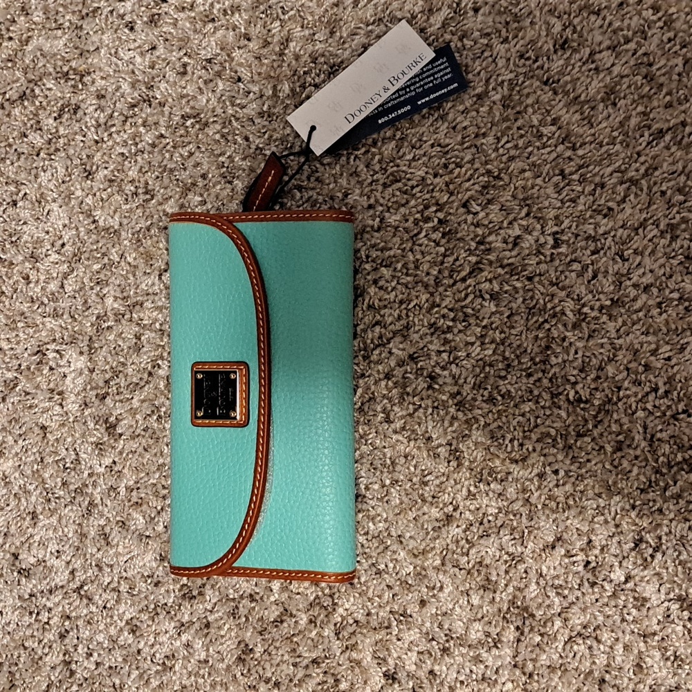 Dooney & Burke Aqua wallet- NIB